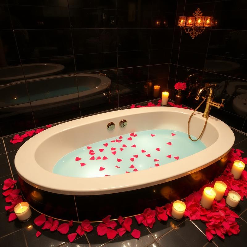 Jacuzzi Bath Massage at Lilac Luxury Spa Kompally Hyderabad